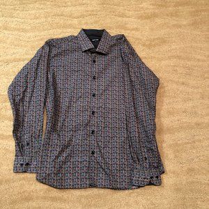 Jared Lang Geometric Black Shirt